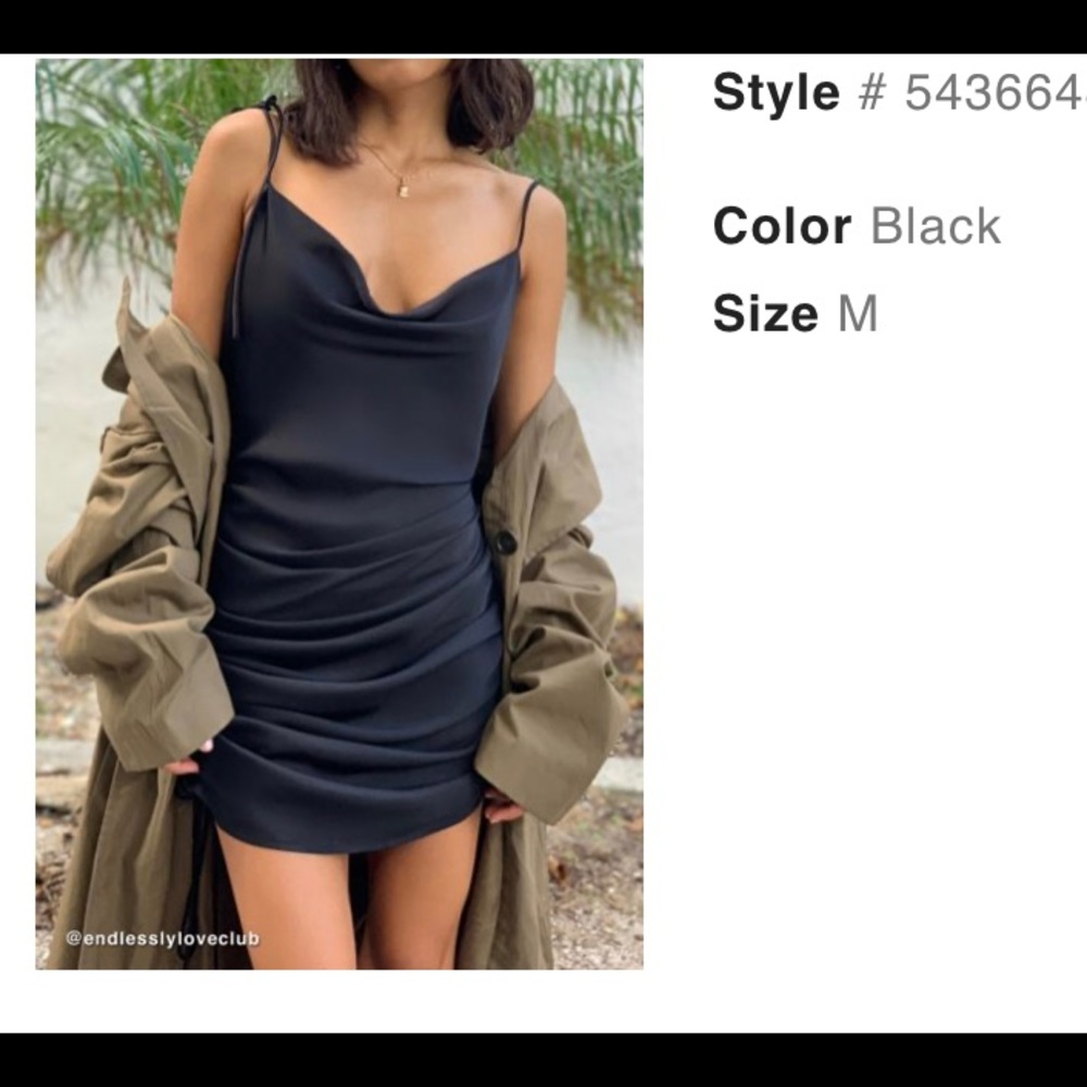 Lioness string along satin cinched dress!